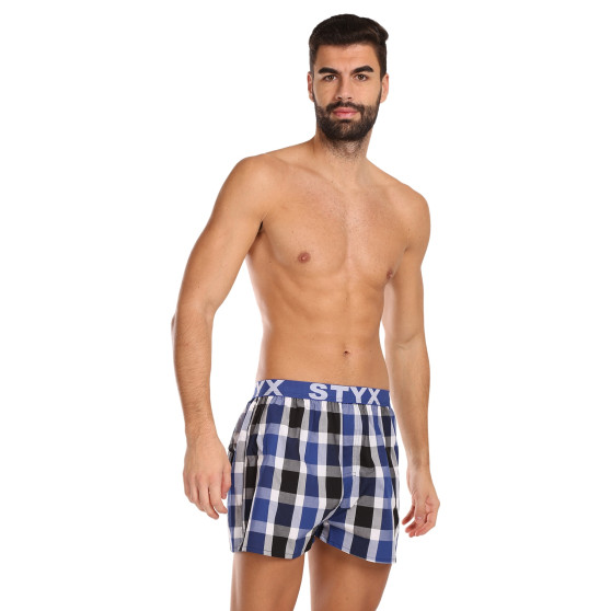 Boxers para homem Styx desporto elástico multicolorido (B1019)