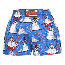 Boxers para crianças Styx arte clássica borracha christmas snowmen (J1751)