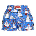 Boxers para crianças Styx arte clássica borracha christmas snowmen (J1751)