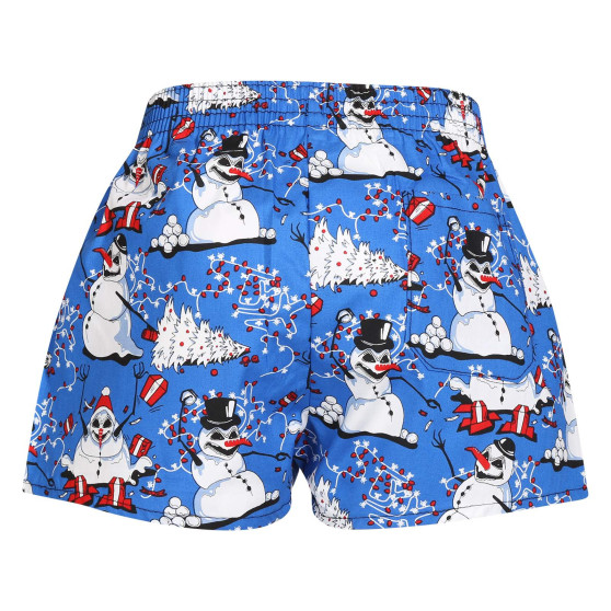 Boxers para crianças Styx arte clássica borracha christmas snowmen (J1751)