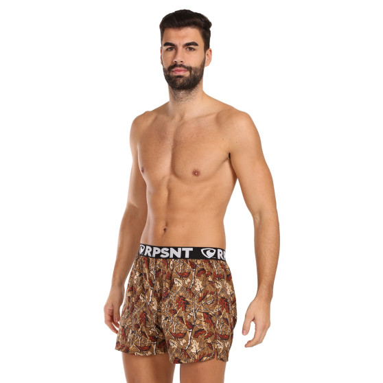 Boxers para homem Represent exclusivo Mike Behind the Leaf (R3M-BOX-0733)