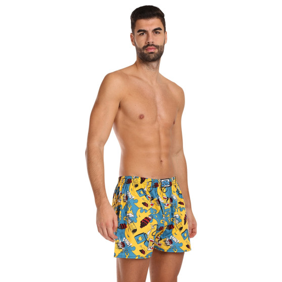 3PACK Boxers para homem Styx arte clássica borracha multicolorido (3A11820)