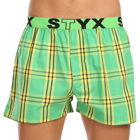 3PACK Boxers para homem Styx desporto elástico multicolorido (3B11123)