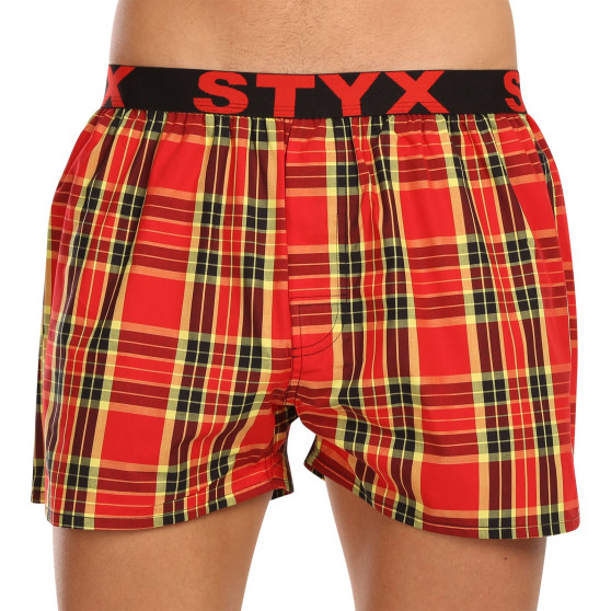 3PACK Boxers para homem Styx desporto elástico multicolorido (3B11456)