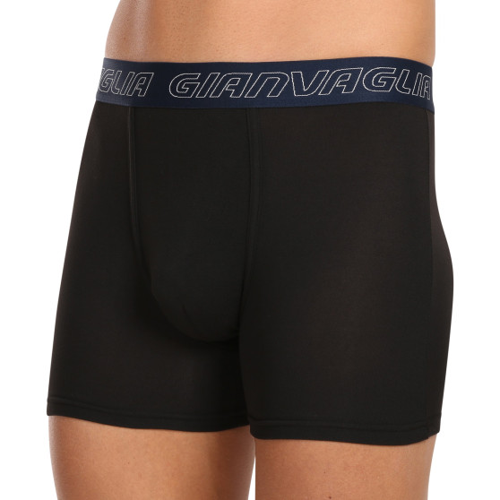 5PACK Boxers para homem Gianvaglia preto (GVG-5014)