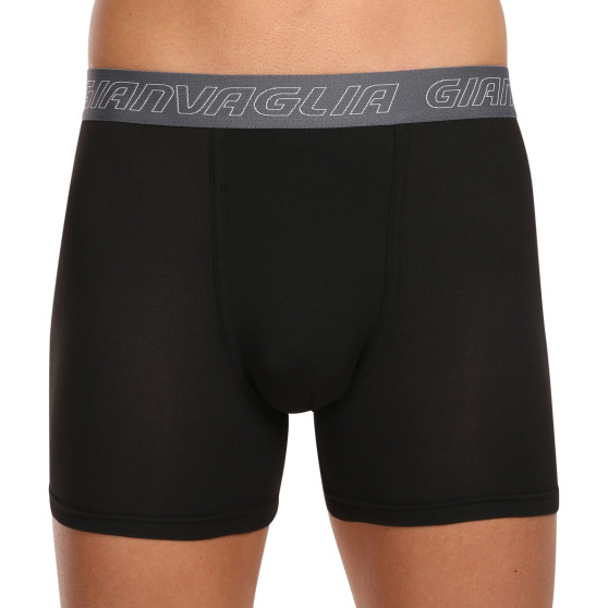 5PACK Boxers para homem Gianvaglia preto (GVG-5014)