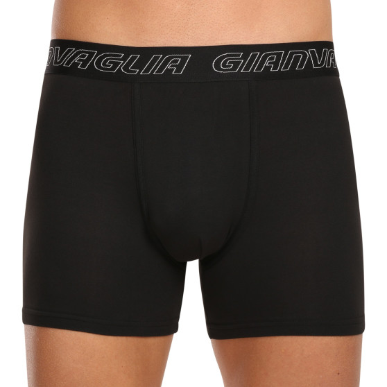 5PACK Boxers para homem Gianvaglia preto (GVG-5014)