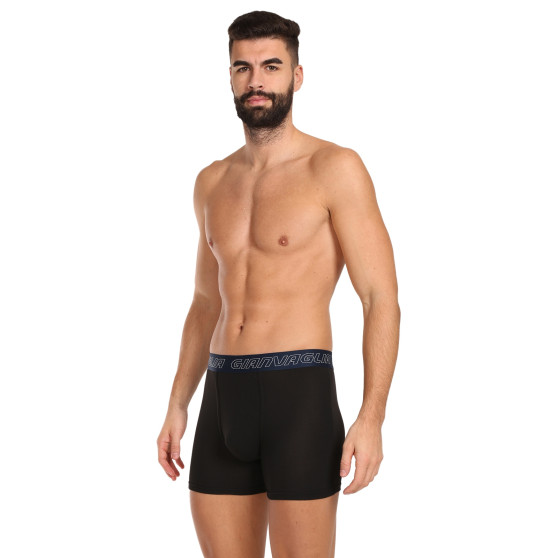 5PACK Boxers para homem Gianvaglia preto (GVG-5014)