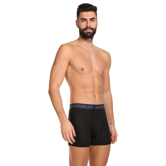 5PACK Boxers para homem Gianvaglia preto (GVG-5014)