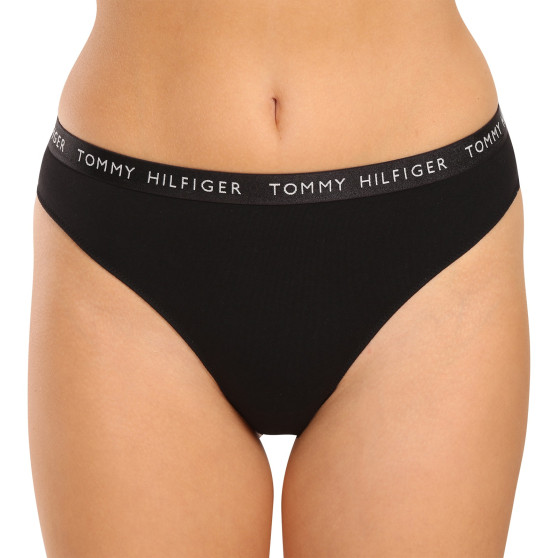 3PACK Tanga para mulher Tommy Hilfiger multicolorido (UW0UW04889 0R1)