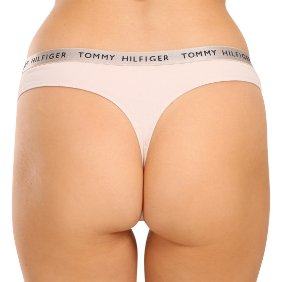 3PACK Tanga para mulher Tommy Hilfiger multicolorido (UW0UW04889 0R1)