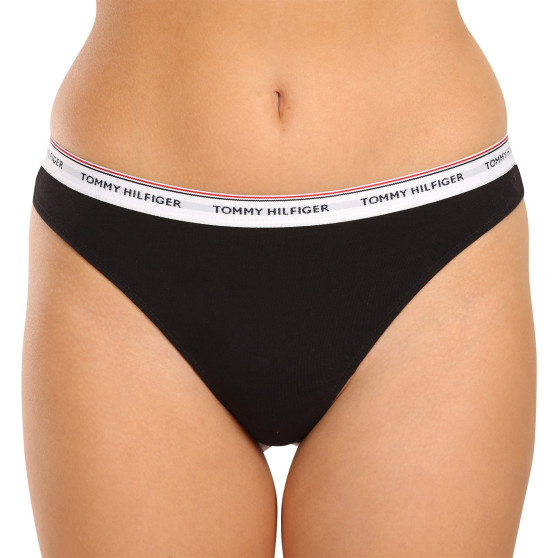 3PACK Tanga para mulher Tommy Hilfiger multicolorido (UW0UW04894 0R3)