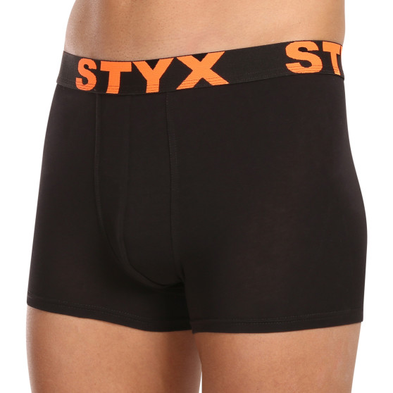 10PACK Boxers para homem Styx sport borracha preto (10G9601)