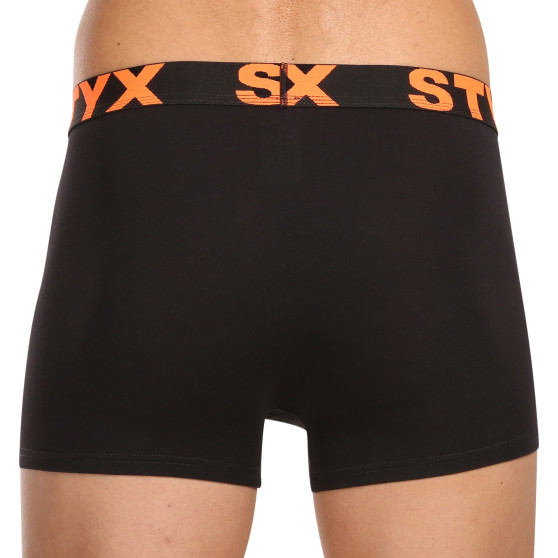 10PACK Boxers para homem Styx sport borracha preto (10G9601)