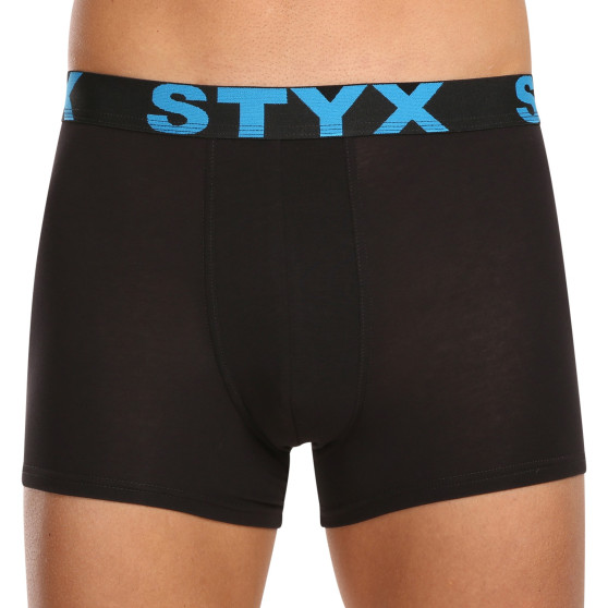 10PACK Boxers para homem Styx sport borracha preto (10G9601)