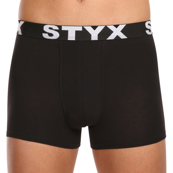 10PACK Boxers para homem Styx sport borracha preto (10G9601)