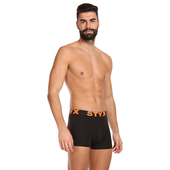 10PACK Boxers para homem Styx sport borracha preto (10G9601)