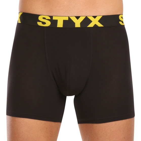 10PACK Boxers para homem Styx long sport borracha preto (10U9601)