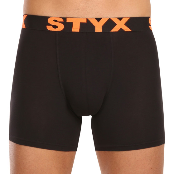 10PACK Boxers para homem Styx long sport borracha preto (10U9601)