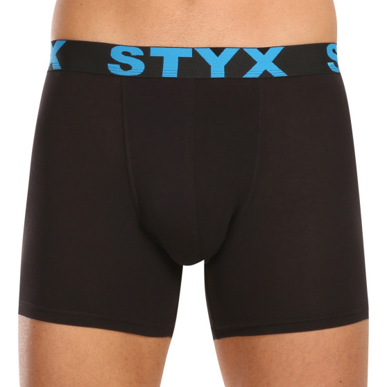 10PACK Boxers para homem Styx long sport borracha preto (10U9601)