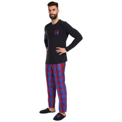 Pijama de homem Tommy Hilfiger com chinelos multicoloridos em caixa de oferta (UM0UM02989 0G5)