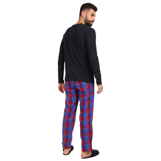 Pijama de homem Tommy Hilfiger com chinelos multicoloridos em caixa de oferta (UM0UM02989 0G5)