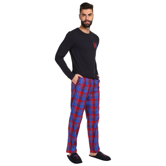 Pijama de homem Tommy Hilfiger com chinelos multicoloridos em caixa de oferta (UM0UM02989 0G5)