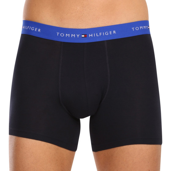 3PACK Boxers para homem Tommy Hilfiger azul escuro (UM0UM02765 0RW)