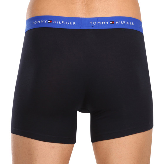 3PACK Boxers para homem Tommy Hilfiger azul escuro (UM0UM02765 0RW)