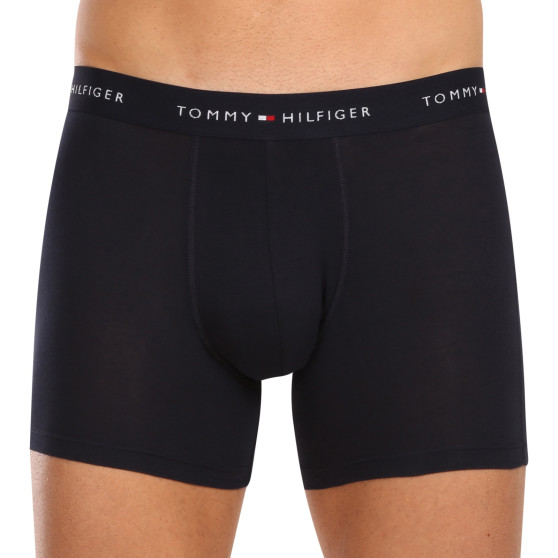 3PACK Boxers para homem Tommy Hilfiger azul escuro (UM0UM02765 0RW)