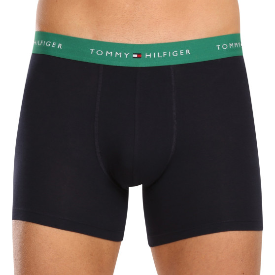 3PACK Boxers para homem Tommy Hilfiger azul escuro (UM0UM02765 0RW)