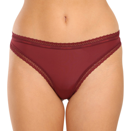 3PACK Tanga para mulher Calvin Klein multicolorido (QD5151E-I24)