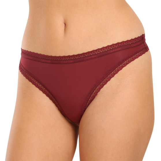 3PACK Tanga para mulher Calvin Klein multicolorido (QD5151E-I24)