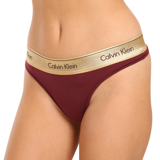 Tanga para mulher Calvin Klein vermelho (QF7449E-GEX)