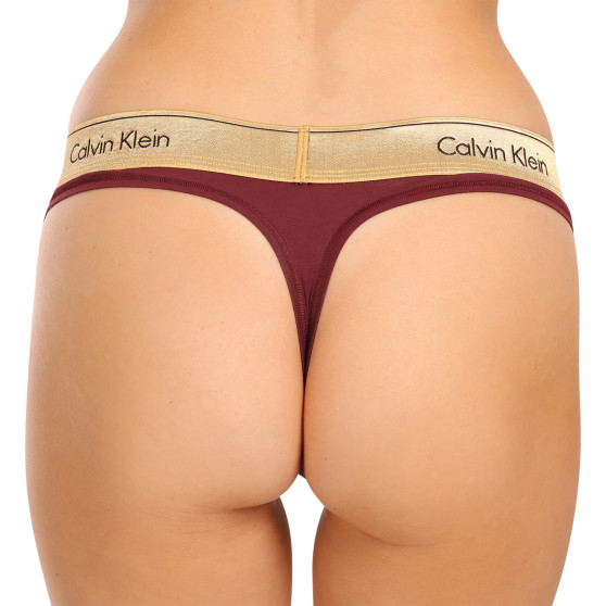 Tanga para mulher Calvin Klein vermelho (QF7449E-GEX)