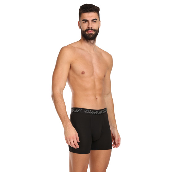 5PACK Boxers para homem Gianvaglia preto (GVG-5015)