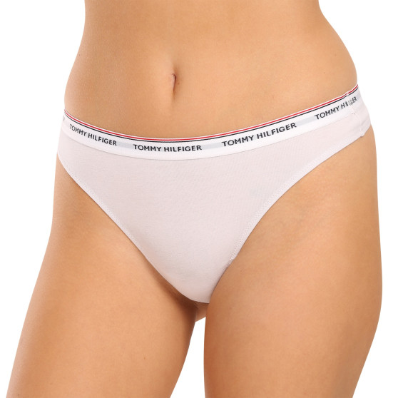 3PACK Tanga para mulher Tommy Hilfiger multicolorido (UW0UW04894 0V7)