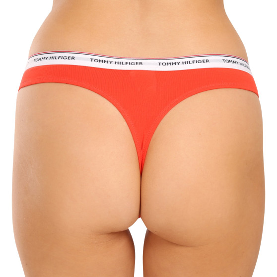 3PACK Tanga para mulher Tommy Hilfiger multicolorido (UW0UW04894 0V7)