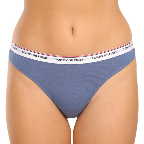 3PACK Tanga para mulher Tommy Hilfiger multicolorido (UW0UW04894 0V7)