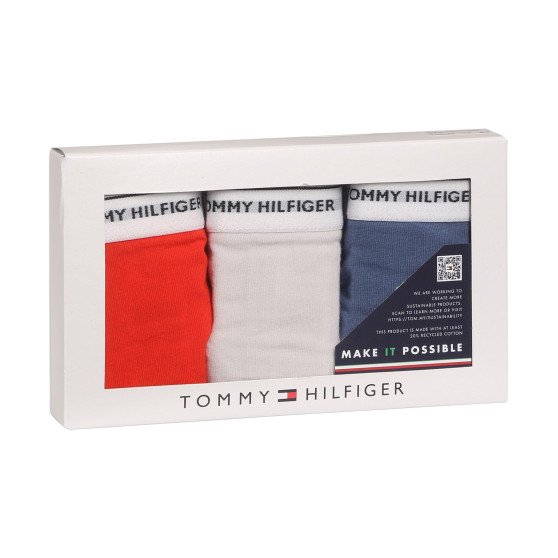 3PACK Tanga para mulher Tommy Hilfiger multicolorido (UW0UW04894 0V7)