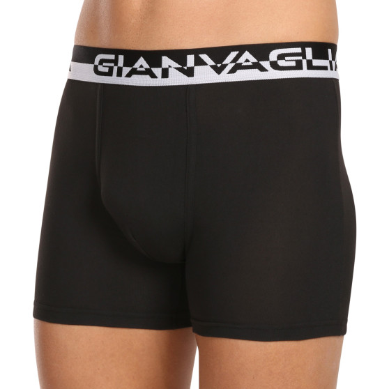 10PACK Boxers para homem Gianvaglia preto (GVG-5012)