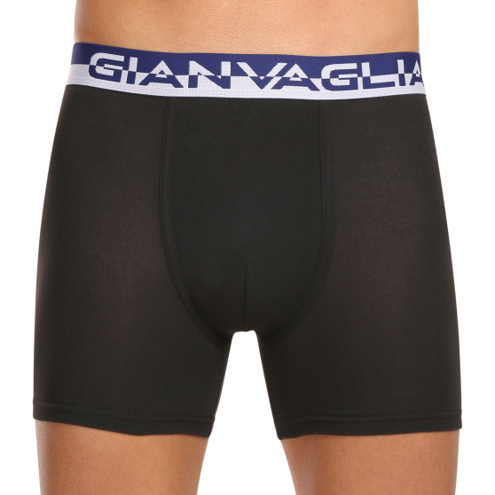 10PACK Boxers para homem Gianvaglia preto (GVG-5012)