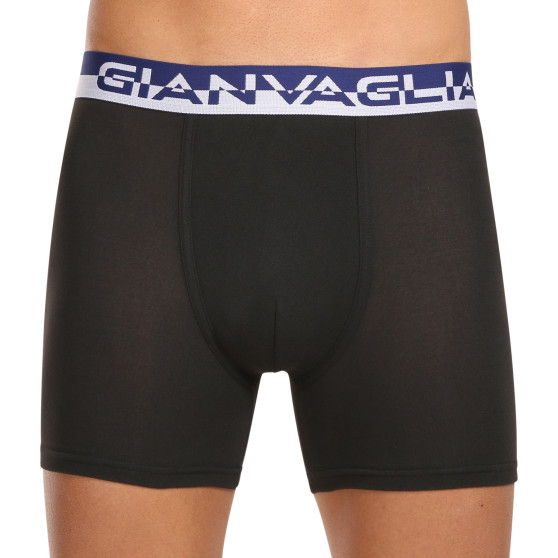 10PACK Boxers para homem Gianvaglia preto (GVG-5012)