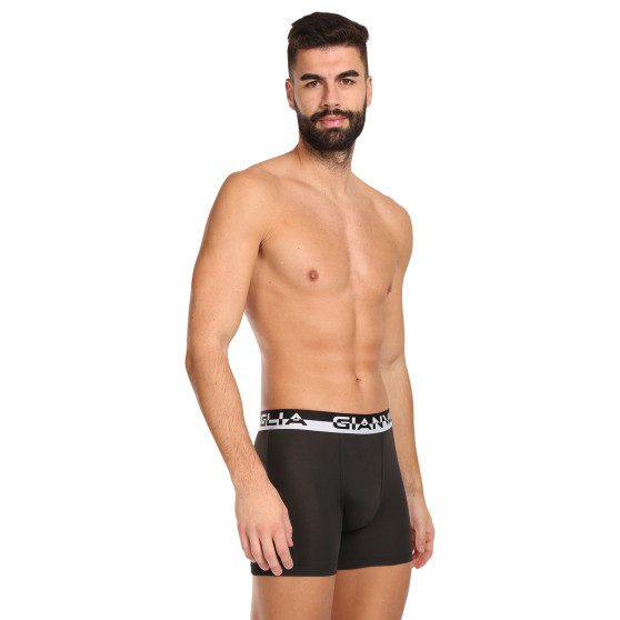 10PACK Boxers para homem Gianvaglia preto (GVG-5012)