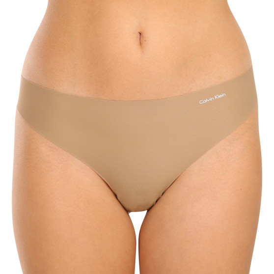 5PACK tanga para mulher Calvin Klein sem costuras multicor (QD5147E-HW1)