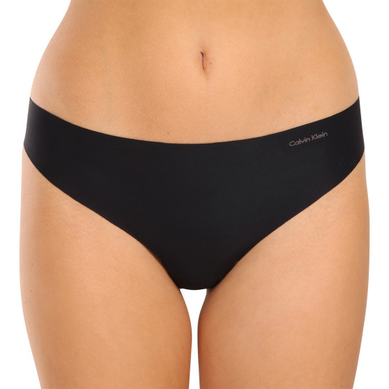 5PACK tanga para mulher Calvin Klein sem costuras multicor (QD5147E-HW1)