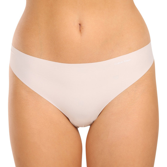 5PACK tanga para mulher Calvin Klein sem costuras multicor (QD5147E-HW1)