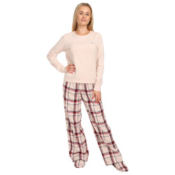 Pijama de senhora Tommy Hilfiger com chinelos multicoloridos em caixa de oferta (UW0UW04853 0TA)