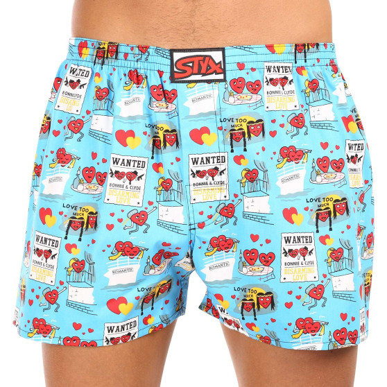 Boxers para homem Styx arte clássico borracha tamanho grande Valentine's Day pairs (E1756)