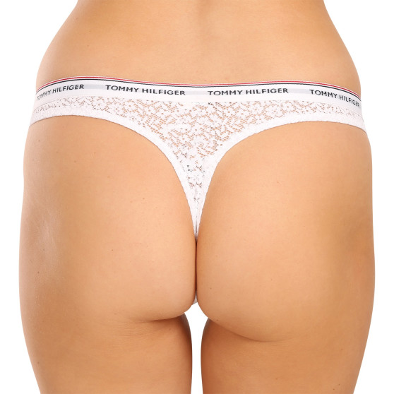 3PACK Tanga para mulher Tommy Hilfiger superdimensionado multicolorido (UW0UW04896 0X0)